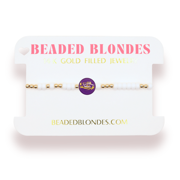 LSU/Tigers Logo Bracelet