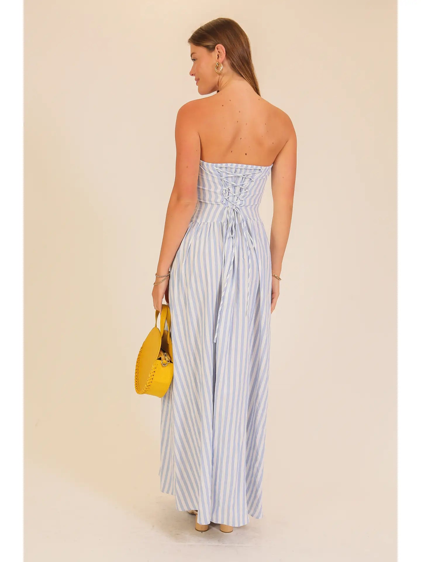 sculpted stripe maxi dress Flattering Sculpted Stripe Maxi Dress from Banana Republic