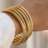 Bangle Set Gold | 5 Piece