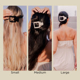Flat Square Hair Clip | Large | Summer Brights