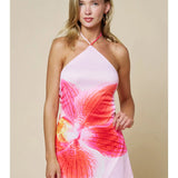 Sunset Bloom Mini Dress
