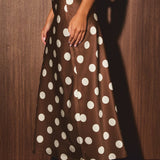 The Cocoa Darling Satin Skirt