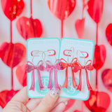 Lovie Bow Hoops