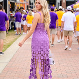 Purple Reign Midi Dress