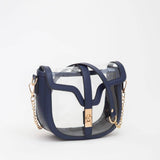 Jade Clear Gameday Saddle Crossbody Bag