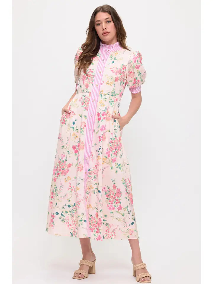 Blush Blossom Dress