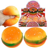 Realistic Hamburger Fluffy Slime Filled Squishy