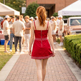 First String Mini Dress | Red