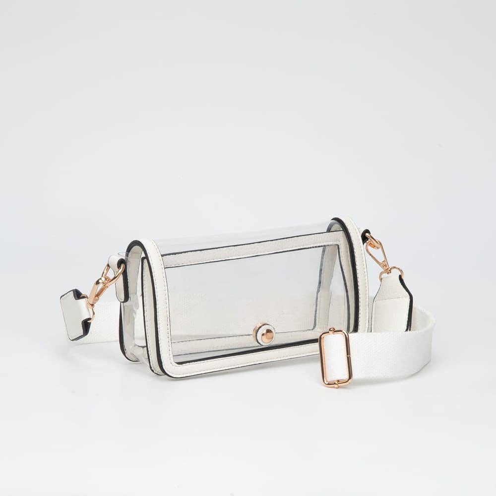 Lindsay Clear Gameday Crossbody Bag