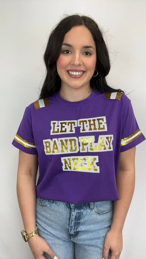 Let the Band Play | Women's Sequin Jersey Tee