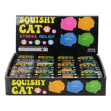 Chubby Kitty Cat Clear Maltose Putty Filled Squishy Toy