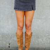 Doing It All Mini Denim Skort