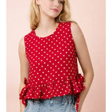 Cherry On Top Polka Dot Tank