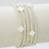 5 Opal Pearl Beaded Bracelet Set