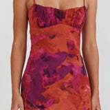 Hearts on Fire Maxi Open Back Dress