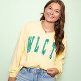 Wildcats | Women's Distressed Embroidery Pullover