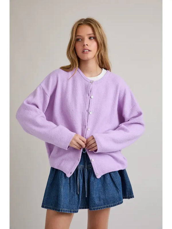 The Dreamy Lavender Cardigan