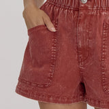 Brick Lightweight Denim Shorts