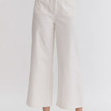Here to Stay White Pants