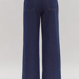 What About It Button Dark Denim Pants