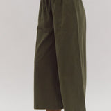 Double Bow Tie Pants - Olive