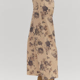 Vintage Floral Pants | Taupe