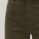 Making My Way Seam Olive Pants