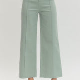 Making My Way Seam Seafoam Denim Pants