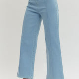 Making My Way Seam Light Blue Denim Pants