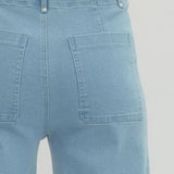 Making My Way Seam Light Blue Denim Pants
