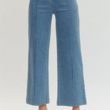 Making My Way Denim Seam Pants