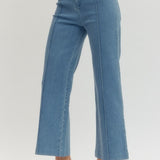 Making My Way Denim Seam Pants