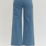 Making My Way Denim Seam Pants