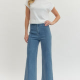 Making My Way Denim Seam Pants