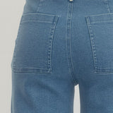Making My Way Denim Seam Pants