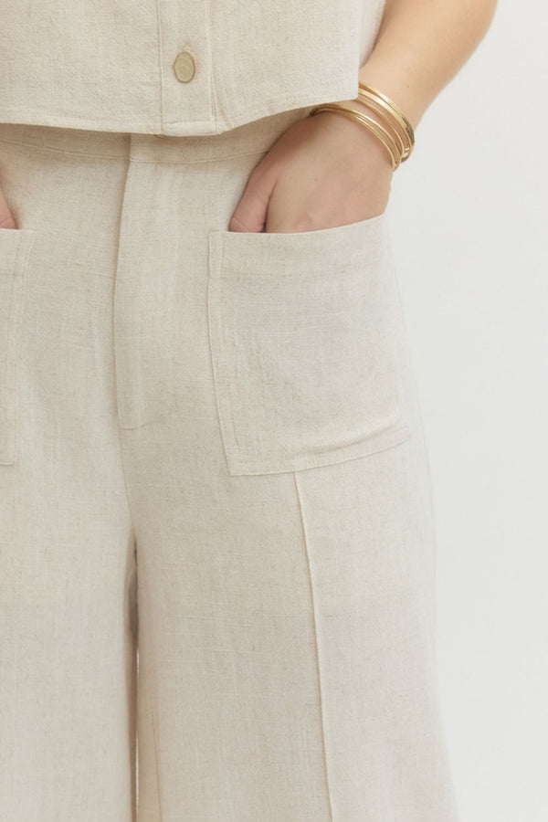 The Coastal Calm Wide Leg Pants