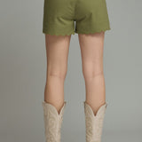 The Sweet Scallop Shorts | Olive