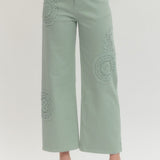 Bloom & Lace Wide Leg Pants