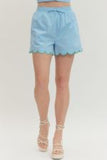 The Bluebell Scallop Shorts