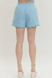 The Bluebell Scallop Shorts