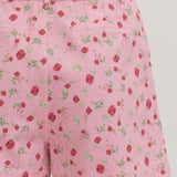 Rosy Days Floral Shorts