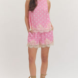 Pink Sugar Lace Set