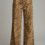 Kickoff Chic Tiger Print Pants