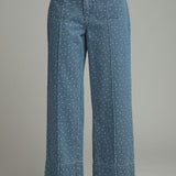 The Dottie Denim Wide Leg Pants