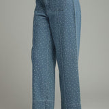The Dottie Denim Wide Leg Pants