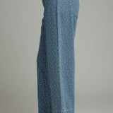 The Dottie Denim Wide Leg Pants