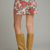 Rosy Escape Skort