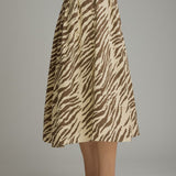 Fierce & Free Tiger Print Midi Skirt