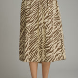 Fierce & Free Tiger Print Midi Skirt