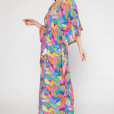 Vacay Me Away Bright Pattern  Dress